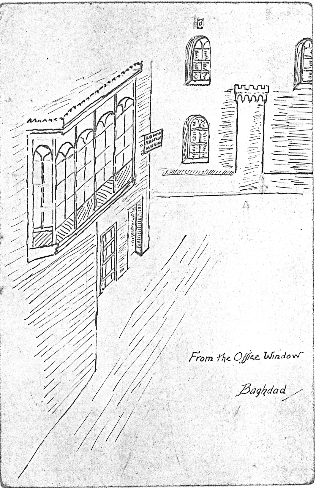 Baghdad from the office windo Albert Winyard